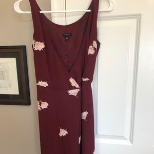 ANN TAYLOR Red wrap dress